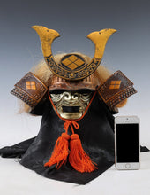 Showa Japanese Samurai Middle Size Helmet -Takeda Shingen Kabuto- Rare!