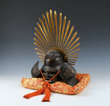 Japanese Vintage Samurai Helmet -Hideyoshi Kabuto with a mask-  Age of Samurai