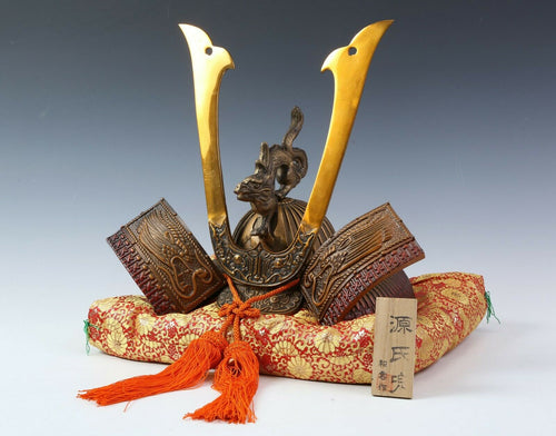 Japanese Vintage Beautiful Helmet Samurai Massive Kabuto Tsushima