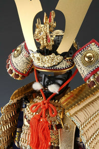 Japanese Beautiful Vintage Samurai Figure Doll -Yoshitoku Product- 華厳