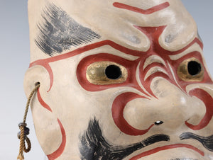 Old Vintage Lacquer NOH MASK -Susanooh- 素戔嗚