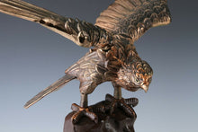 Japanese Iron Hawk -Room Guardian Sculpture- Great Takaoka Product Tsushima