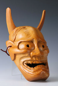 Japanese Vintage Wooden Noh Mask Hannya 般若 -Jealousy Woman-