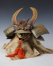 Old Vintage Japanese Samurai Helmet -TOKUGAWA IEYASU's Kabuto- with a Face Mask