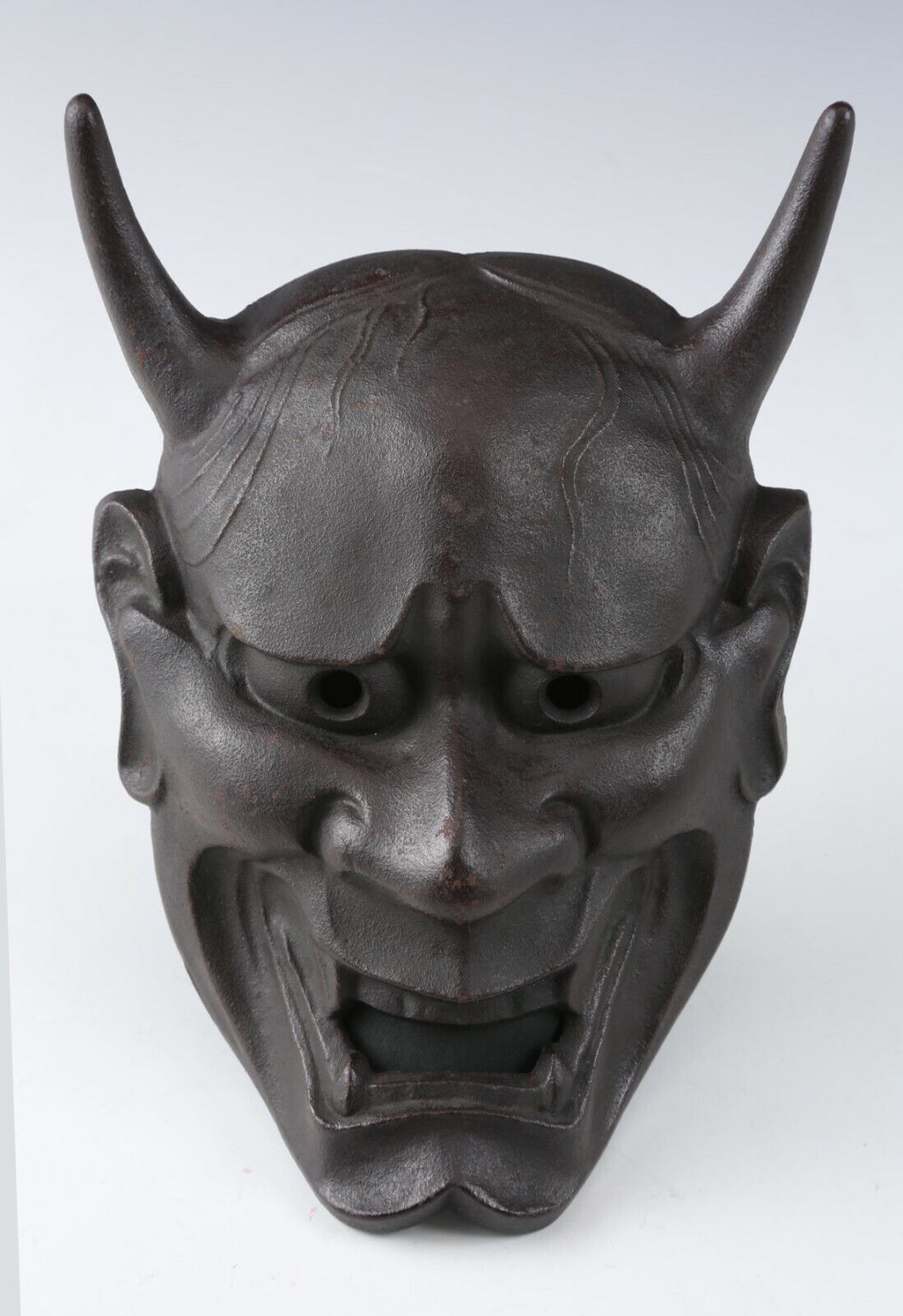 Beautiful Iron Noh Mask -Jealousy Woman- 般若 Han-nya Kiyomitsu Furumura