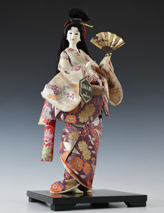 Japanese Beautiful Vintage Geisha Doll -Sakurayama Product-