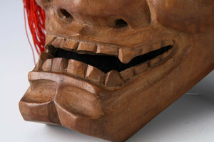 Japanese Vintage Wooden Noh Mask Hannya 般若 -Jealousy Woman-