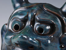 Authentic Old Vintage Japanese Glaze Pottery NOH MASK -Han-nya-