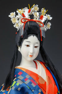 Japanese Vintage Beautiful Geisha Doll  -Classic Style-