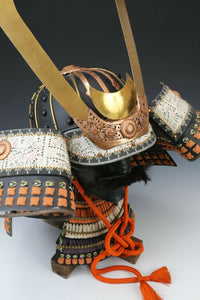 Japanese Wearable Samurai Helmet -Nice Vintage Condition Product-