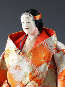 Vintage Japanese Beautiful Noh Dancer Doll -Yuno- Nijyo Product