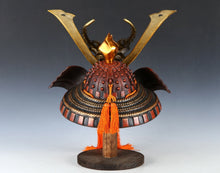 Japanese Samurai Kabuto Helmet -big dragon with a mask- Massive Red Tsushima