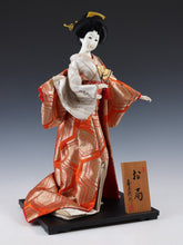 Japanese Nice Beautiful Vintage Geisha Doll －Classic Fan Sukiyo Doll