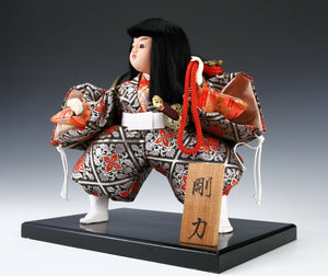 Beautiful Japanese Legendary Buddhism Soldier Samurai Doll -Benkei-