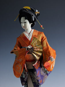 Japanese Showa Vintage Geisha Doll -Sakurayama Product-