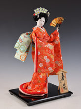 Beautiful Craft Maker Japanese Traditional Fan GEISHA Doll