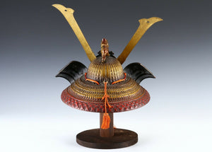 Japanese Samurai Helmet -Leo Deco Yoshitsune Kabuto- middle size