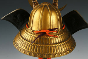 Japanese Samurai Helmet Middle Size -Shikanosuke Kabuto with a Mask- Tsushima