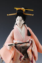 Beautiful Japanese Sakura Color GEISHA Doll -Traditional Flute- Sukiyo Doll