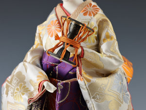 Japanese Beautiful Vintage Geisha Doll -Classic Sakurayama Style Product-