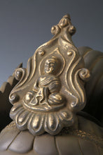 Beautiful Japanese Plaster Buddhism Plaque -Dream Guanyin- National Treasure