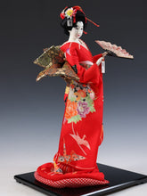 Japanese Beautiful Geisha Doll -Classic Fan- 扇 56cm Large Size