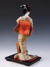 Vintage Classic Style Japanese Traditional Fan Geisha Doll -Oyama Doll- 舞扇