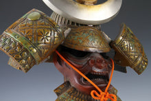 Rare Type Authentic Japanese Shogun Samurai Helmet -Sengoku Kabuto with a Mask-