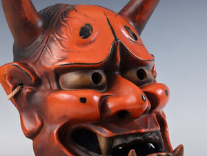 Japanese Ceramic Noh Mask Hannya -Jealousy woman- 般若 Demon Tsushima