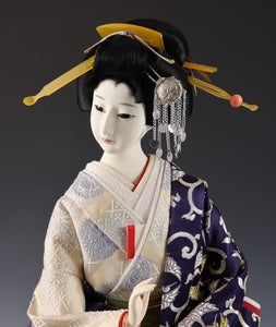 Beautiful Japanese Nice Vintage Geisha Doll -The Happiness- 57cm