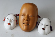 Vintage Plaster Wooden Ceramic Mask Plaques 10 Set All Showa Product