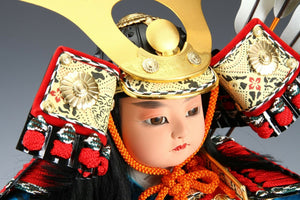 Beautiful Japanese Samurai Doll -The Little General- 侍