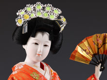 Beautiful Craft Maker Japanese Traditional Fan GEISHA Doll