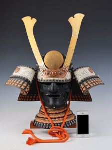 Japanese Samurai Wearable Kabuto Helmet with a Mask -Marutake Kohnin Product-