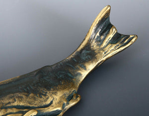 Salmon Bronze Paper Weight -Kitamura Seibo Product- Great 鮭