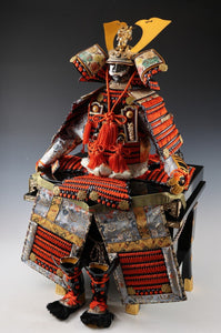 Japanese beautiful Samurai Figure Doll -Hougetsu Product- 88cm 伊勢