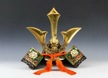 Japanese Beautiful Samurai Helmet  -Kusunoki Masashige Kabuto- with a cushion