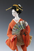 Japanese Beautiful Vintage GEISHA Doll -The Fan- Princess Style