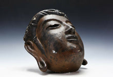 Antique Plaster NOH MASK -Buddha- Late Meiji Period 仏陀 Big Size