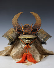 Old Vintage Japanese Samurai Helmet -TOKUGAWA IEYASU's Kabuto- with a Face Mask