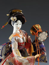 Japanese Vintage Geisha Doll -Traditional Percussion- Oyama Doll