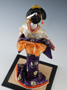 Japanese Beautiful Vintage Geisha Doll -Classic Sakurayama Style Product-