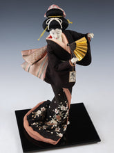 Japanese Beautiful Old Vintage GEISHA Doll -The Fan- Princess Style