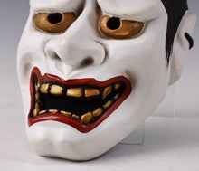 Japanese Beautiful Vintage Noh Mask -Hannya- Ceramic Tsushima