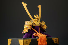 Old Vintage Rising Dragon Tiny Samurai Kabuto Helmet -Pure Silk- 正絹威