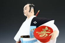 Japanese Vintage Hakata Clay Doll -Great Samurai Mori Tahei-