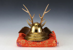 Vintage Japanese Small Tiny Samurai Helmet -Yamanaka Shikanosuke Kabuto-