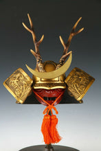 Japanese Samurai Helmet Middle Size -Shikanosuke Kabuto with a Mask- Tsushima