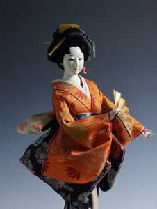 Japanese Showa Vintage Geisha Doll -Sakurayama Product-