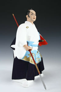 Japanese Vintage Hakata Clay Doll -Great Samurai Mori Tahei-